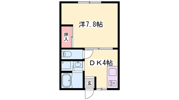 野里駅 徒歩15分 2階の物件間取画像